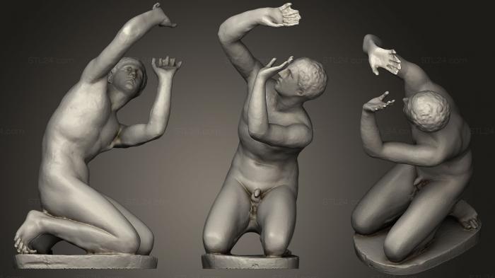Статуэтки и статуи разные (Сын Ниобы, STKR_0973) 3D модель для ЧПУ станка